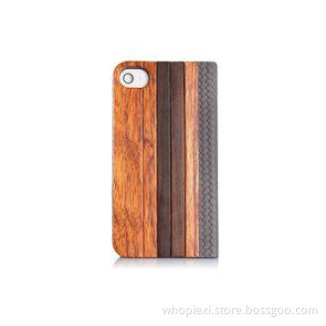 De Rose And Rosewood Wooden Cell Phone Case / Customized Mo